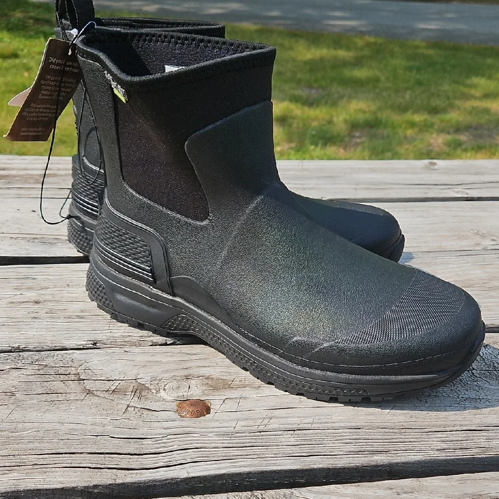 Western Chief Black Rain & Snow Boots Waterproof Durable Design